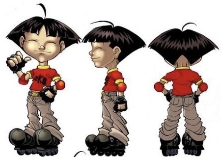 Spare Chang character turnaround